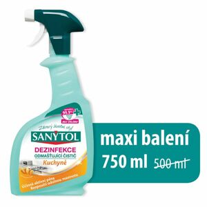 Sanytol čistič silně odmašťující MAXI - kuchyně 750 ml
