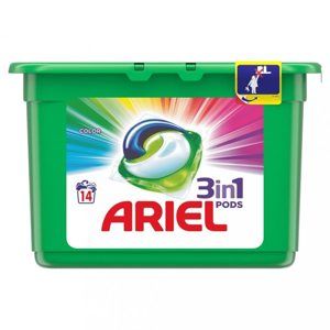 Ariel gelové kapsle Color 14 ks