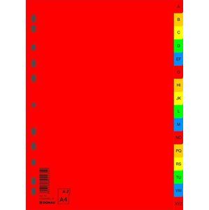 Donau Rozdružovač A4 A-Z 16 listů - mix barev