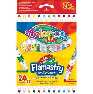 Fixy Colorino oboustranné - 12 ks/ 24 barev