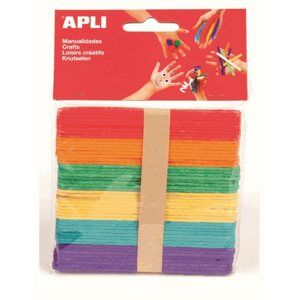 APLI Nanuková dřívka - barevný mix - 50 ks