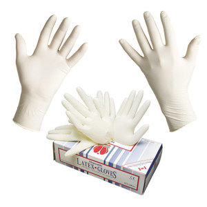 Vyšetřovací latexové rukavice - bez pudru velikost M ( 100 ks )