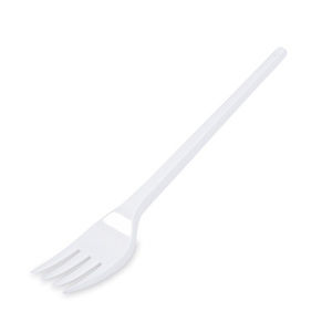Plastová vidlička bílá ( 100 ks )