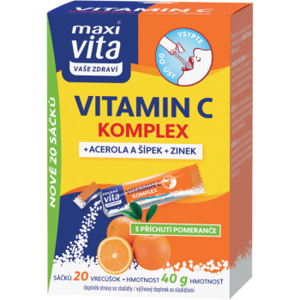 Maxi Vita Vitamin C komplex + acerola + šípek + zinek (1)