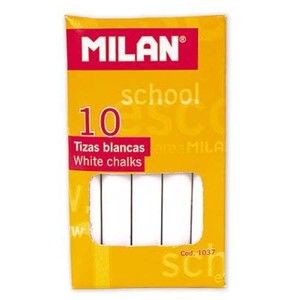 Milan Křídy 1037 bezprašné 10 ks - bílé
