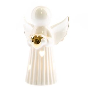 Porcelánový anděl s LED světlem