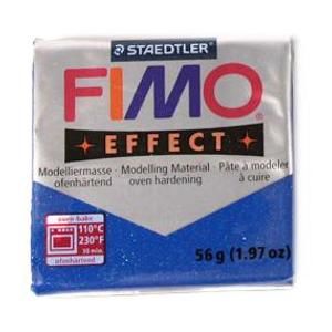 Modelovací hmota FIMO soft 56 g - 302 třpytivý efekt - modrá