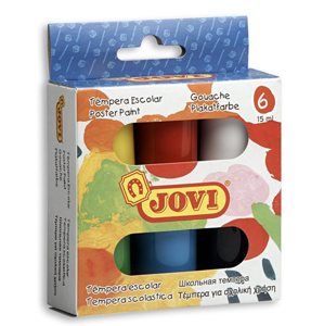 Barvy temperové Jovi 6 × 15 ml v kelímku