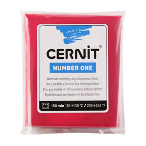 CERNIT Modelovací hmota 56 g - karmínově červená