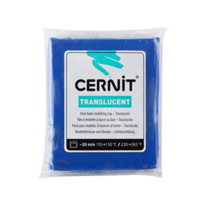 CERNIT Modelovací hmota TRANSLUCENT 56 g safírová