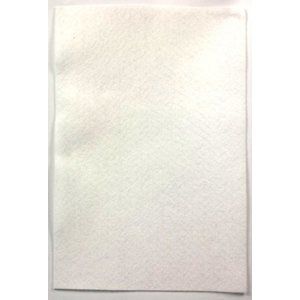 Dekorační filc 150 g/m2 - barva bílá