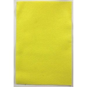 Dekorační filc 150 g/m2 - barva světle žlutá