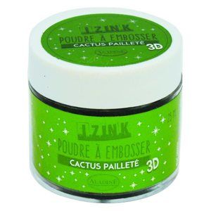 Embosovací prášek Aladine, IZINK - Cactus, 25 ml