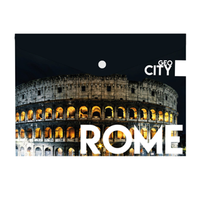 Karton PP Desky s drukem A4 - GEO CITY Řím