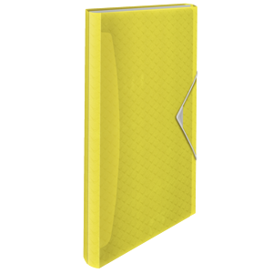 Aktovka na spisy Esselte Colour'Ice A4, 6 přihrádek - ledově žlutá