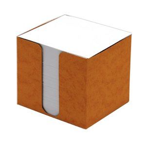 CAESAR OFFICE Špalíček nelepený 8,5x8,5x8 v krabičce - oranžová