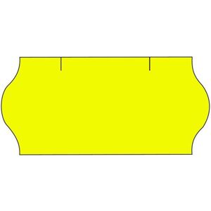 Etikety do etiketovacích kleští CONTACT 26 ×12 mm - žluté