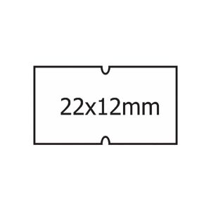 Etikety do etiketovacích kleští COLA-PLY 22 ×12 mm - bílé