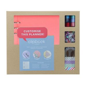 Filofax Clipbook A5 kreativní set - pastel. růžová