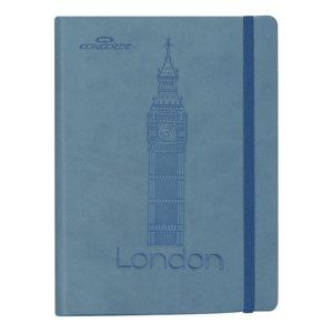 CONCORDE Zápisník City A5 linkovaný 80 listů - Londýn