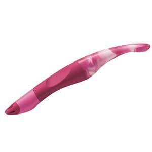 STABILO EASYoriginal marbled P Roller pro praváky - růžová/mramor