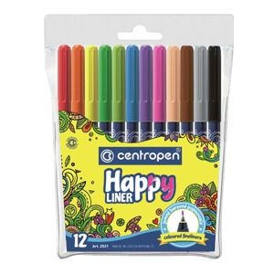 Centropen Happy liner 2521 0,3 mm - sada 12 barev