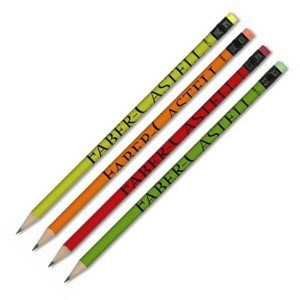 Grafitová tužka Faber-Castell Style s pryží - mix barev