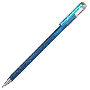 Pentel Dual Metallic Gelové kuličkové pero - modrá/metalická zelená