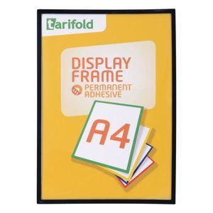 Display Frame samolepicí rámeček A4, 1 ks - černý