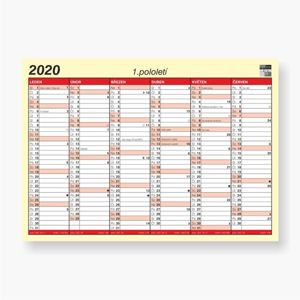 BOBO Kalendář lístkový 2020 A3