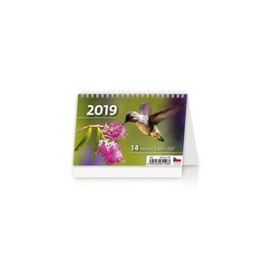 Kalendář stolní 2019 - MINI 14denní kalendář