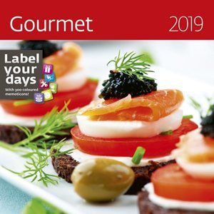 Kalendář nástěnný 2019 Label your days - Gourmet