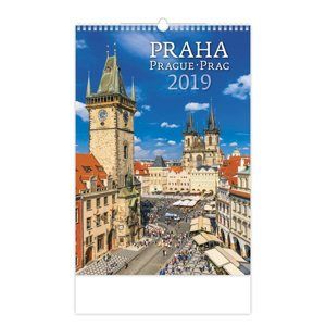 Kalendář nástěnný 2019 - Praha