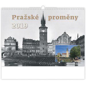Kalendář nástěnný 2019 - Pražské proměny