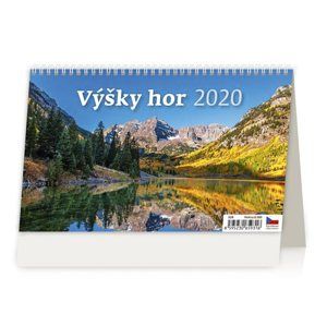 Kalendář stolní 2020 - Výšky hor