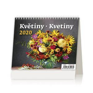 Kalendář stolní 2020 - Minimax Květiny/Kvetiny