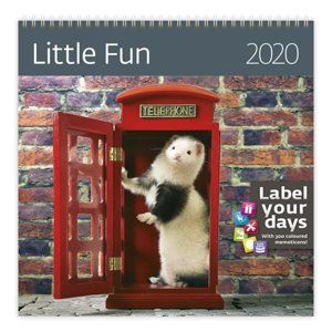 Kalendář nástěnný 2020 Label your days - Little Fun