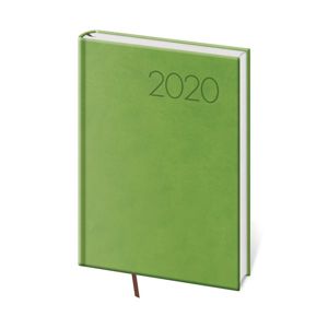 Diář 2020 denní A5 Print - světle zelená