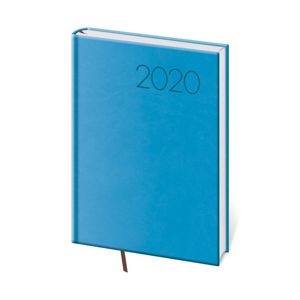 Diář 2020 denní A5 Print - světle modrá