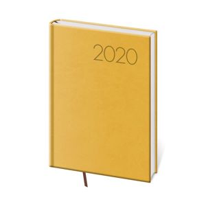 Diář 2020 denní A5 Print - žlutá