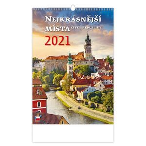 Kalendář nástěnný 2021 - Nejkrásnější místa ČR