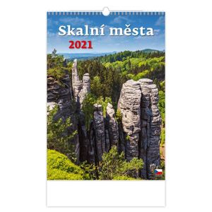 Kalendář nástěnný 2021 - Skalní města