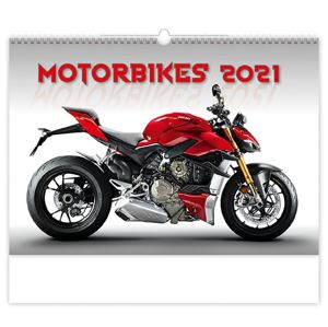 Kalendář nástěnný 2021 - Motorbikes