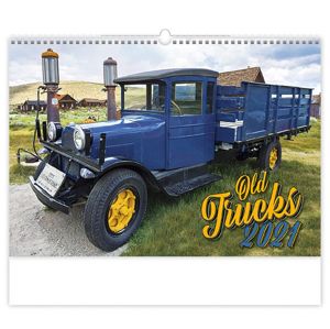 Kalendář nástěnný 2021 - Old Trucks