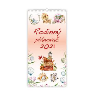 Kalendář nástěnný 2021 - Rodinný plánovač