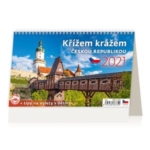 Kalendář stolní 2021 - Křížem krážem Českou republikou