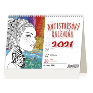 Kalendář stolní 2021 - Antistresový pracovní