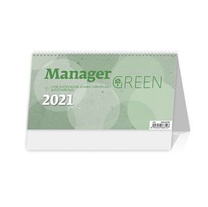 Kalendář stolní 2021 - Manager Green