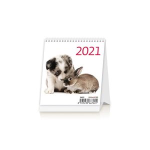Kalendář stolní 2021 - Mini Pets