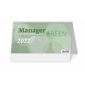 Kalendář stolní 2022 - Manager Green